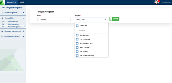Configuration-ProjectNavigation